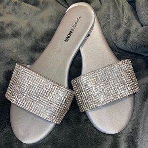 Rhinestone sandals